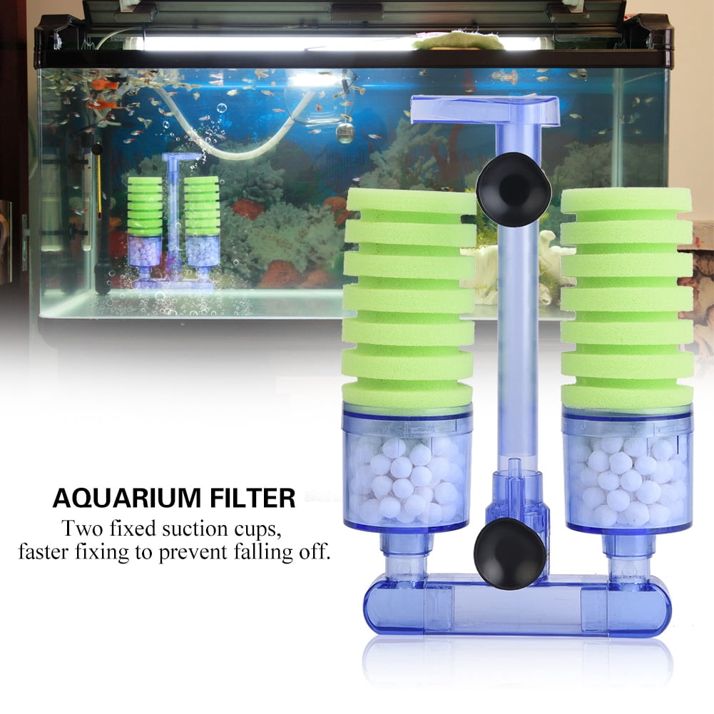 LYUMO Aquarium Filter Air pump Sponge Biochemical Oxygen Pump for Mini Fish Tank Supplies, Sponge Pump ,Aquarium Filter