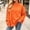 Orange, variant on Azrian Women’s Mock Neck Sweatshirt,Long Sleeve Casual Pullover Sizes S-3XL