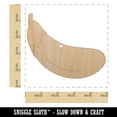 thumbnail image 2 of Eggplant Outline Wood Holiday Christmas Tree Ornament Unfinished DIY Pre-Drilled Craft, 2 of 7