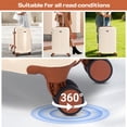 thumbnail image 5 of SANOPY 3 Piece Hardshell Luggage Set, ABS+PC Lightweight Suitcase Set with Double Spinner Wheels TSA Lock. (Beige), 5 of 8