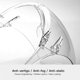 thumbnail image 2 of Juego de máscaras de dos piezas, visera con gafas para evitar salpicaduras, humo aceitoso y máscara transparente para actividades diarias y trabajo. Feliz Sencillez, 2 of 5