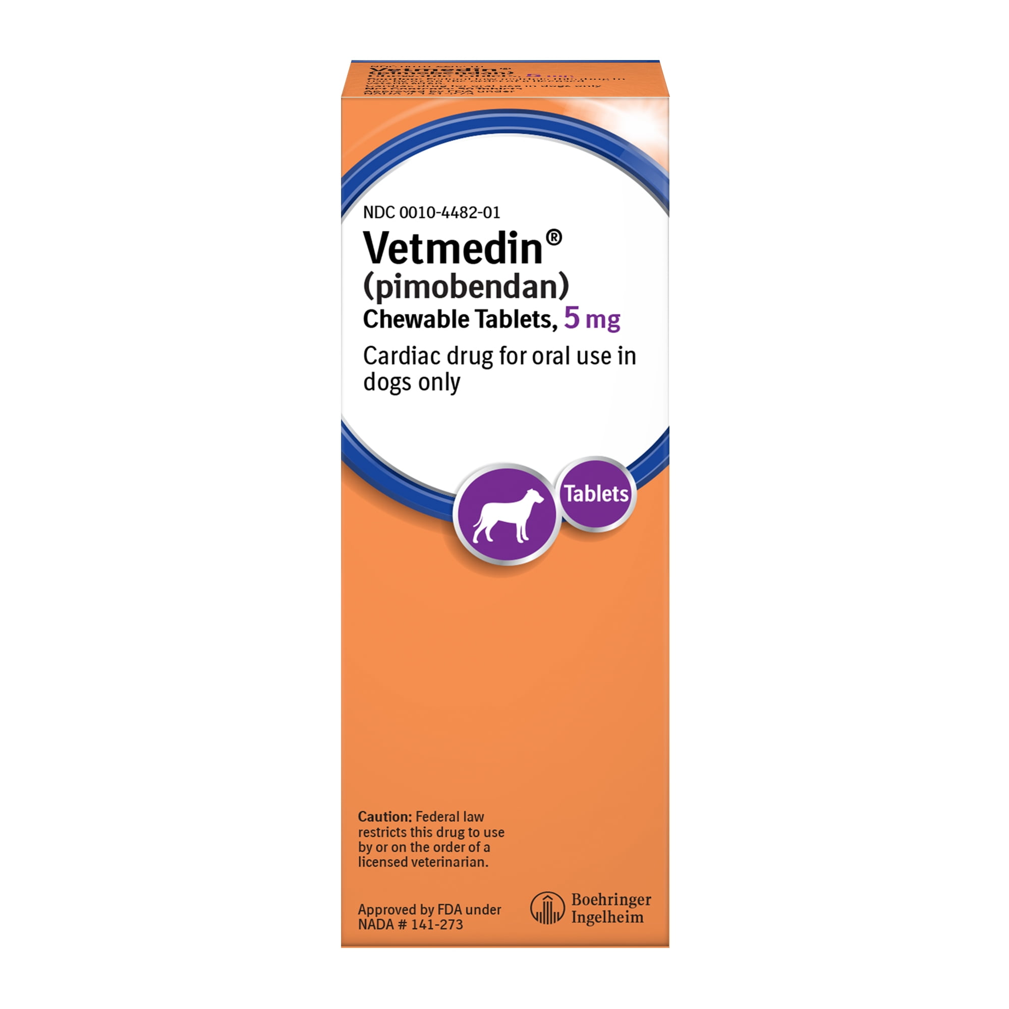 Vetmedin (Pimobendan) Chewable Tablets for Dogs, 5 mg