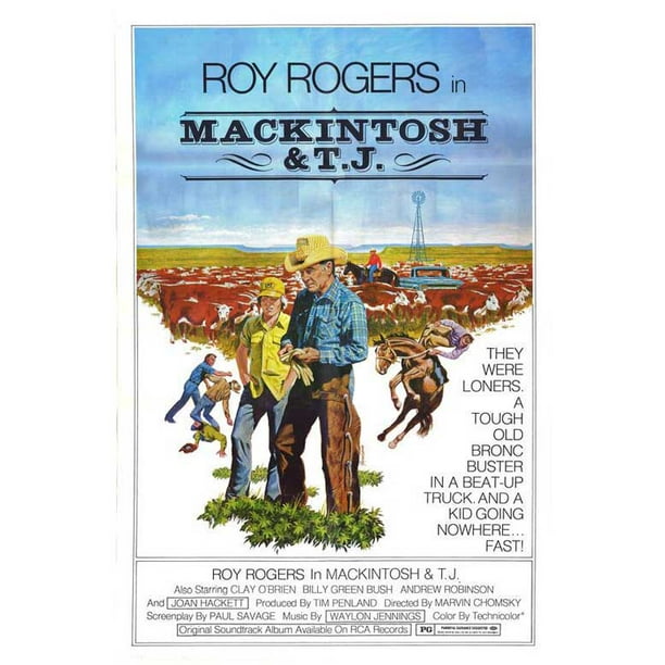 Mackintosh And T J Movie Poster Style A 27 X 40 1975 Walmart Com Walmart Com