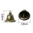 thumbnail image 2 of FRCOLOR 15pcs 38mm Vintage Bronze Jingle Bells for Dog Potty Training, Housebreaking, Making Wind Chimes,Christmas Bell, 2 of 8
