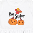 thumbnail image 4 of Inktastic Big Sister Pumpkins with Fall Leaves Girls Toddler Dress, 4 of 5