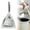 Green, variant on Small Broom and Dustpan Set Mini Handheld Plastic Dust Pan Broom Whisk Brush Dustpan for Cleaning Table Kitchen Cars Desktop Keyboard Sofa Counter Supplies (Green)