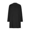 thumbnail image 6 of XIAONU Womens Nightshirt Long Sleeve Zip-Front Nightgown With Pockets Soft Practical Casual Sleepwear, 6 of 7