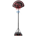 thumbnail image 1 of Costway Soporte de Baloncesto Ajustable 1,3-3,05 m Móvil con Ruedas Base Rellenable para Niños y Adultos Negro, 1 of 10