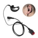 thumbnail image 1 of Auricular De Walkie Talkie, Auricular De Material ABS, Para Camarero De Guardia De Seguridad De Policía De Guardaespaldas, 1 of 8