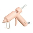 thumbnail image 1 of Minimáquina de pegamento caliente para manualidades, herramienta ergonómica de fusión rápida con pegamento caliente con 10 barras de pegamento para niños, color rosa, 1 of 12