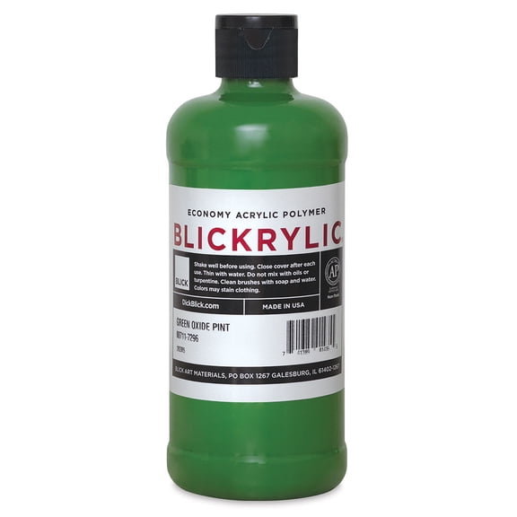 Blickrylic Student Acrylics - Green Oxide, Pint