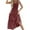 Red, variant on Npasoilc Summer Tank Dress for Women Crew Neck Sleeveless Dresses Casual Solid Color Flowy Long Dresses