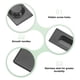 thumbnail image 2 of Uxcell 1-Pack Tiradores de dedo empotrados, 4.72 pulgadas, acero inoxidable 304, manijas para puertas de closet deslizantes [Negro], 2 of 6