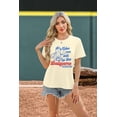 thumbnail image 3 of KimSoong Baseball Shirts Women Funny Baseball Mom Shirt Ballgame Graphic Tshirt Game Day Fan Tee Casual Short Sleeve Top, 3 of 6
