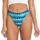 thumbnail image 1 of Fotbe Pearlescent Scales Tanga Sin Costuras para Mujer con Estampado – Panties Invisibles, Transpirables y Cómodos para Uso Diario-3X-Large, 1 of 6