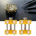 thumbnail image 4 of Soporte para quitar la cubierta trasera del reloj Jadeshay 2 piezas herramienta de reparación de relojes amarillo, 4 of 8