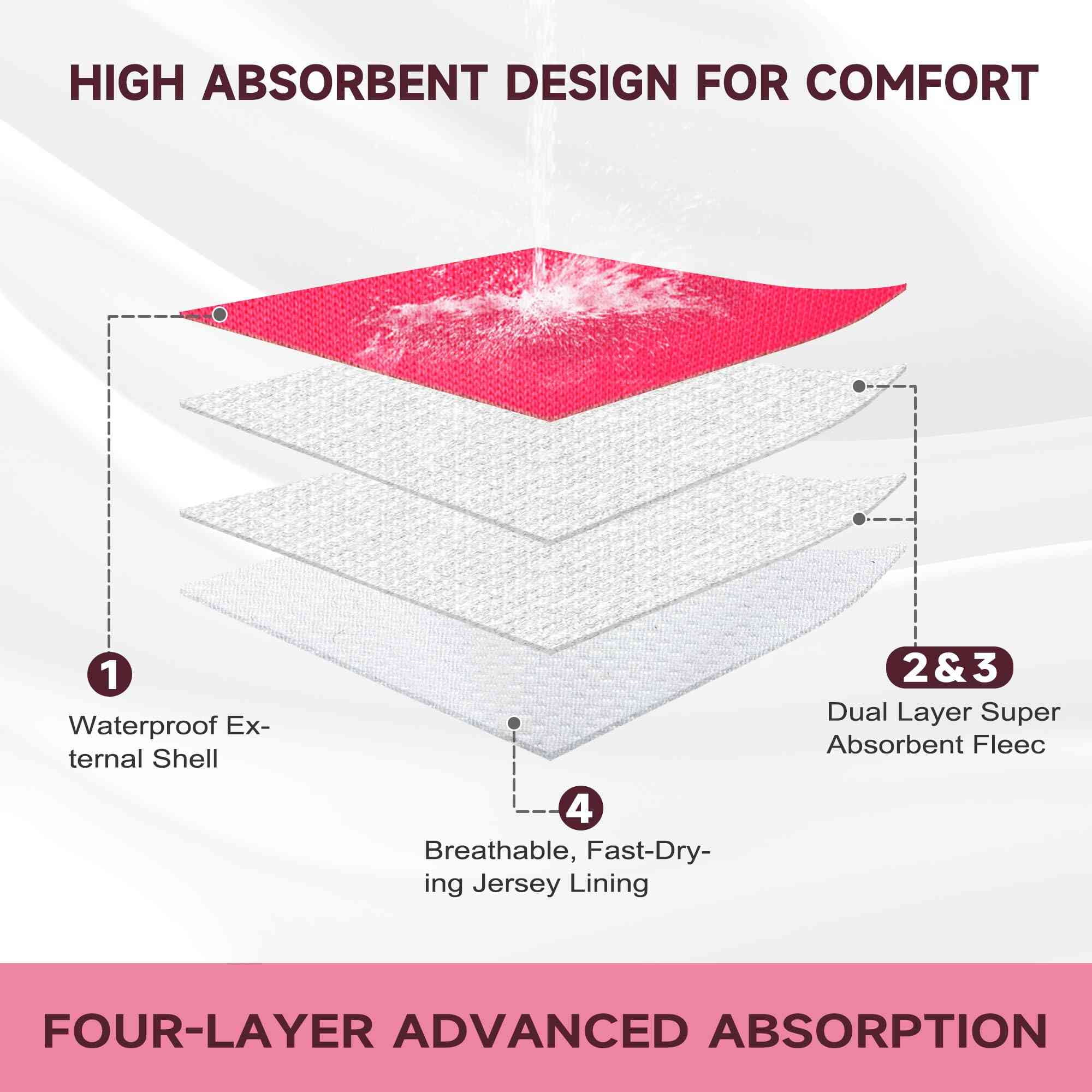 Paw Legend Cat Diapers for Female Cats Spraying Washable Reusable Kitten Diapers for Cats Incontinence Pet Diapers (3 Pack, Colorful, Large)