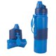 thumbnail image 1 of Botella de agua plegable de silicona, tapa giratoria a prueba de fugas, botella de agua plegable aprobada por la FDA sin BPA para deportes o actividades, 17 oz / 500 ml (azul) Adepaton WFLD-276, 1 of 7