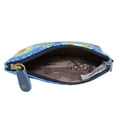 thumbnail image 3 of Anna by Anuschka Women's Hand Painted Genuine Leather Coin Pouch - Top zip entry, 3 of 3