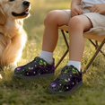 thumbnail image 3 of Pointodoor Rainbow Skull Cobweb Shoes for Boys Size 1.5 Knitted Mesh Running Tennis Shoes Lightweight Breathable Athletic Sport Fashion Anti-Slip with Single Buckle, 3 of 7