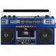 thumbnail image 2 of Radiocasetera QFX Azul Bluetooth con Conversión a MP3 y Ecualizador de 3 Bandas Am/Fm, 2 of 7
