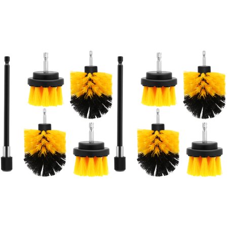 

NUOLUX Drill Brush Scrubber Cleaning Attachment Kit Car Brush Cleaning Power Bit Scrub Cleaner Tile