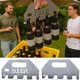 thumbnail image 2 of 4-in-1 Quad Beer Opener & Bottle Holder - 4 Beer Bottles Carrier for Home Bars & Outdoor Parties (Stainless Steel), 2 of 5
