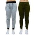 thumbnail image 5 of GBH 2 Pack Women's Fleece & French Terry Jogger Pants- Slim Fit, 5 of 11