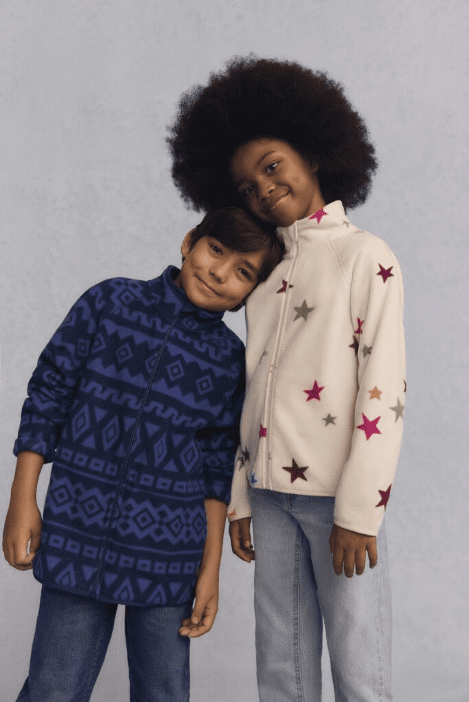Wonder Nation Girls Microfleece Full Zip Jacket, Sizes 4-18