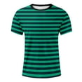 thumbnail image 3 of Hienoo Men's T-Shirt Striped Short Sleeve Crew Neck T Shirt, Sizes S-XXL, 3 of 3
