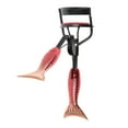 thumbnail image 1 of Unique Bargains 1 Pc Women Mermaid Tail Eyelash Curler for Beauty Parlor Business Travel Stainless Steel Plastic Red, 1 of 3