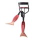thumbnail image 1 of Unique Bargains 1 Pc Women Mermaid Tail Eyelash Curler for Beauty Parlor Business Travel Stainless Steel Plastic Red, 1 of 3