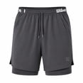 thumbnail image 1 of Short con Biker Wilson para Hombre Runline Color Gris Talla EG, 1 of 4