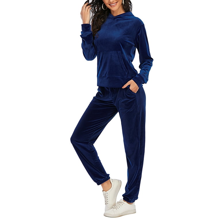  plus size velour tracksuit