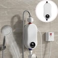 thumbnail image 1 of Feltree 3500W Instant Water Heater Fast Heating Mini Small Kitchen Treasure Thermostatic Shower Shower Set-110V, 1 of 7