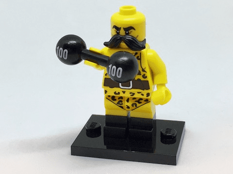 Lego série 17 Circus Strongman figurine 