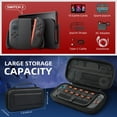 thumbnail image 3 of TiMOVO Hardshell Carrying Case with 10 Game Card Slots for Nintendo Switch 2, Black, 3 of 10