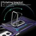 thumbnail image 2 of TECH CIRCLE Case for Motorola Moto G 5G 2023 Back Cover with Magnetic Kickstand+Metal Ring Holder, Shockproof Hybrid Covers [360 Degree Rotating Bracket] [Corner Protection] - Purple, 2 of 8