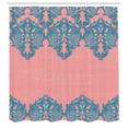 thumbnail image 2 of Ambesonne Floral Shower Curtain, Lace Delicate Retro Print, 69"Wx84"L, Sea Blue, 2 of 4