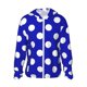 thumbnail image 1 of Fotbe Blue And White Polka Dot Chaqueta con Protección Solar UPF 50+ para Hombre y Mujer, Camisa con Capucha y Bolsillos-Medium, 1 of 7