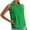 Green, variant on GigrtiJin Women's Tank Tops Loose Sleeveless Shirt Elegant Mock Neck Comfort Solid Color Formal Suit Top Blouses