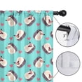 thumbnail image 4 of Blackout Kids Curtains,Blue Hedgehog Love Childrens Insulated Curtains Set Of 2,Bedroom Essentials,Toddler Room Decor 42"x54"(106x137cm), 4 of 4