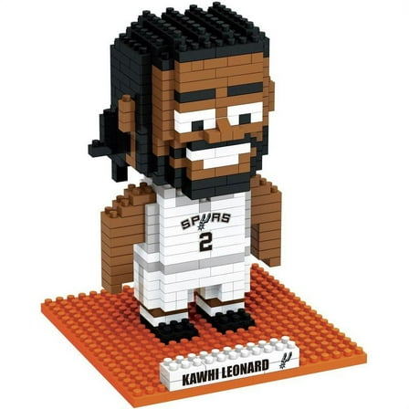 FOCO BRXLZ NBA San Antonio Spurs #2 Kawhi Leonard 3-D Construction Toy