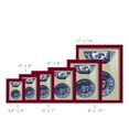 thumbnail image 3 of Porcelain in Blue and White I -Framed Print w/glass-Cherry Red, 3 of 8