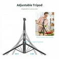 thumbnail image 3 of yeacher C05 Perche à Selfie en Alliage d'Aluminium Extensible de 91,7 Pouces, avec Base Trépied, Rotation à 180°, Télécommande Bluetooth, Compatible avec Android 4.4+/iOS 5.1+, Portable et Légère (604g), 3 of 6