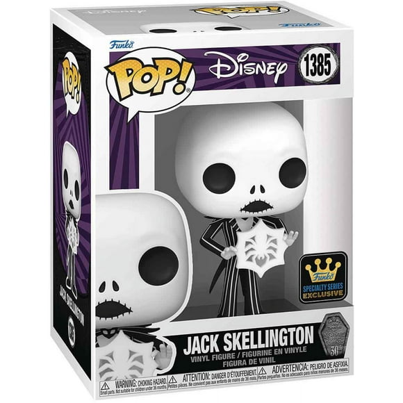 Pop Disney The Nightmare Before Christmas 3.75 Inch Action Figure Exclusive - Jack Skellington with Snowflake #1385