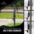Silverback Junior Youth 33" Basketball Hoop with Lock ‘n Rock Mounting
