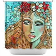 Shower Curtains - DiaNoche Designs by Denise Daffara - Whispers On A Summers Breeze