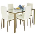 thumbnail image 1 of Best Choice Products 5-Piece Glass Dining Set, 1 of 7