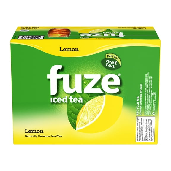 Fuze Lemon Iced Tea Cans, 341 mL, 12 Pack